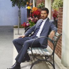 Ed Quinn in una foto promozionale della stagione 3 della serie televisiva Eureka