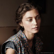 Un intenso primo piano di Margareth Madè, protagonista del film Baaria di Giuseppe Tornatore