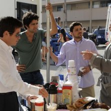 Kevin Connolly, Kevin Dillon, Adrian Grenier e Jerry Ferrara una scena dell'episodio 'Murphy's Lie' della sesta stagione di Entourage