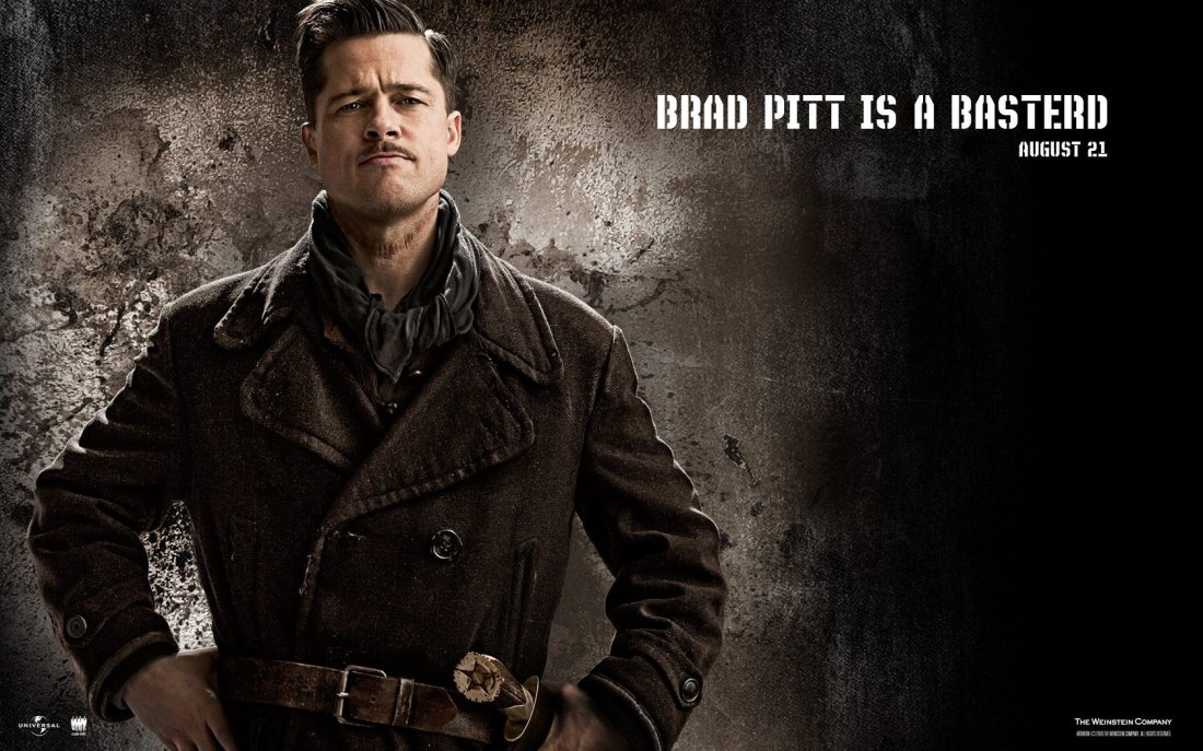 Un Wallpaper Del Film Bastardi Senza Gloria Con Brad Pitt 127323