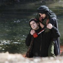 Antonio Cupo in una scena di un film, Smile, del 2009