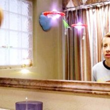 Jimmy Bennett in una sequenza de Il mistero della pietra magica