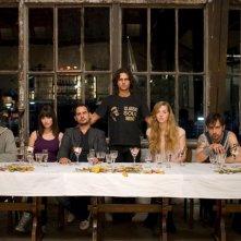 Moritz Bleibtreu sul set del film Soul Kitchen di Fatih Akin