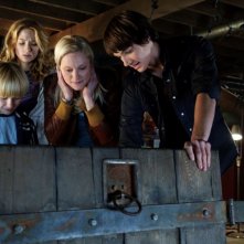Nathan Gamble, Haley Bennett, Teri Polo e Chris Massoglia e in una scena del film The Hole in 3D
