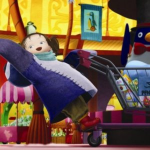 Un'immagine del film d'animazione Yona Yona Penguin di Rintaro