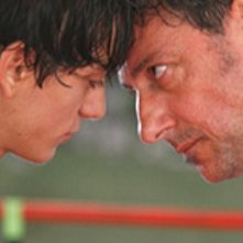 Gabriele Campanelli con Sergio Castellitto nel film Alza la testa