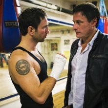 Michael Nyqvist in una scena del film La ragazza che giocava con il fuoco