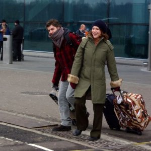 Michele Riondino e Isabella Ragonese in una scena del film Dieci inverni