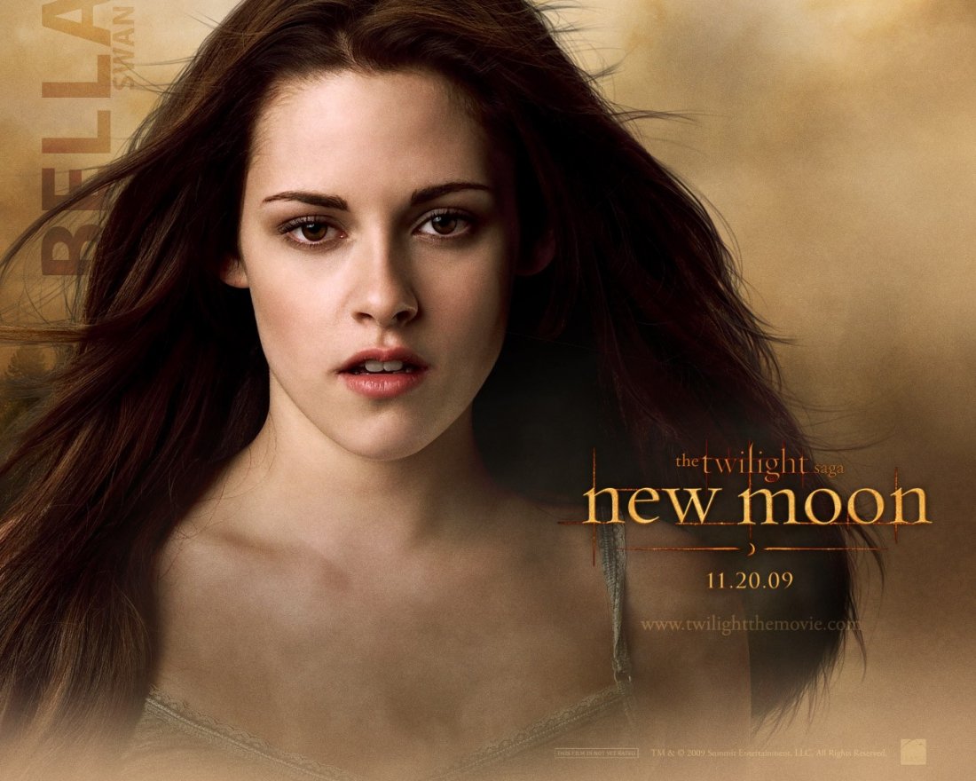 Un Wallpaper Ufficiale Dedicato Al Personaggio Di Bella Swan Kristen Stewart Per Il Film Twilight Saga New Moon 127958