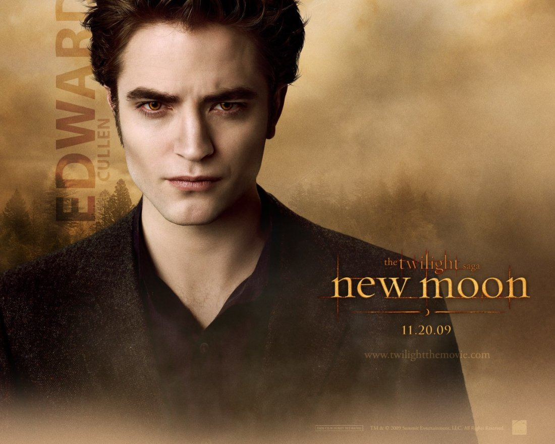 Un Wallpaper Ufficiale Dedicato Al Personaggio Di Edward Cullen Robert Pattinson Per Il Film Twilight Saga New Moon 127959