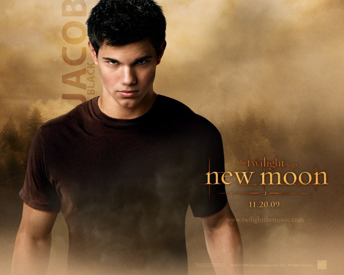 Un Wallpaper Ufficiale Dedicato Al Personaggio Di Jacob Black Taylor Lautner Per Il Film Twilight Saga New Moon 127957