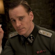 Michael Fassbender in un'immagine del film Bastardi senza gloria di Quentin Tarantino