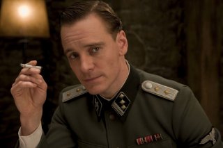 Michael Fassbender in un'immagine del film Bastardi senza gloria di Quentin Tarantino