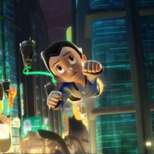 Un'immagine del film d'animazione Astro Boy