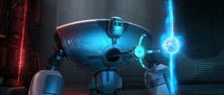 Un'immagine tratta dal film d'animazione Astro Boy