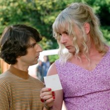 Demetri Martin e Liev Schreiber in un'immagine del film Taking Woodstock
