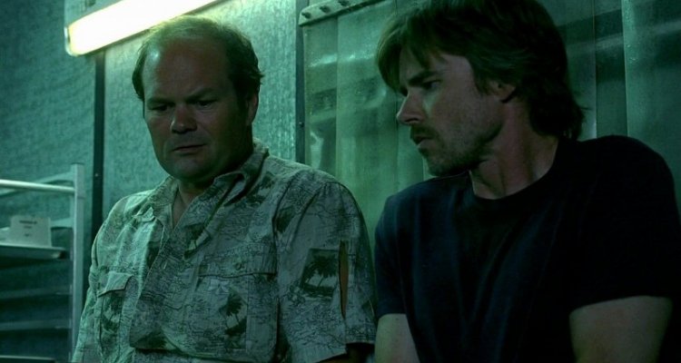 Il detective Andy Bellefleur (Chris Bauer) e Sam Merlotte (Sam Trammell ...