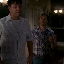 Jessica Deborah Ann Woll Hoyt Jim Parrack Jason Ryan Kwanten E Sookie Anna Paquin In Una Scena Dell Episodio New World In My View Della Serie True Blood 128258