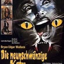 La locandina tedesca del film Il gatto a nove code ( 1971 )