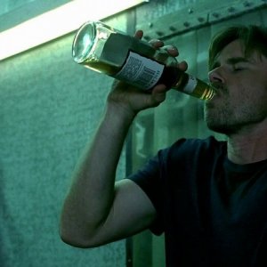 Sam Merlotte (Sam Trammell) in una scena dell'episodio 'New World In My View' della serie True Blood