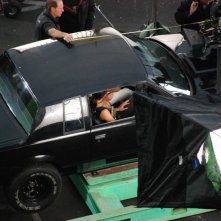 Un'immagine dal set del film Fast and Furious - Solo parti originali