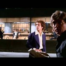 David Hemmings e Gabriele Lavia in una scena del film Profondo Rosso ( 1975 )