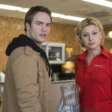 Scott Porter e Aly Michalka in una scena del film 'High School Band'