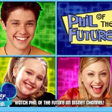 Un wallpaper di Ricky Ullman, Amy Bruckner e Alyson Michalka per la serie di Phil dal futuro