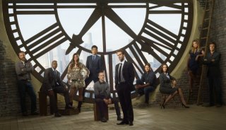 Una foto promozionale del cast di FlashForward