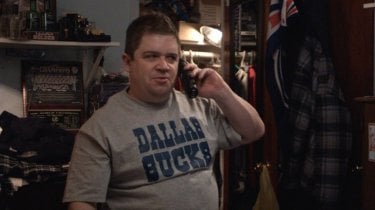 Patton Oswalt in una scena del film Big Fan