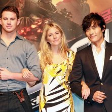 Channing Tatum, Sienna Miller e Lee Byung-hun alla premiere del film G.I. Joe The Rise Of Cobra, a Seoul, South Korea - 29 Luglio 2009