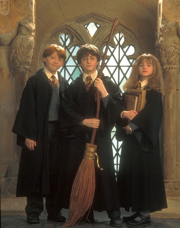 Il Trio Di Maghetti Protagonisti Del Film Harry Potter E La Pietra Filosofale 129118