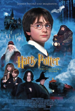 La locandina ufficiale del film Harry Potter e la Pietra Filosofale