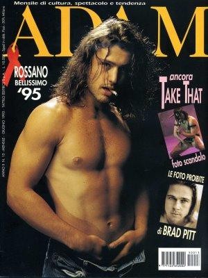 Rossano Rubicondi Sulla Cover Del Magazine Gay Adam Negli Anni 90 129060