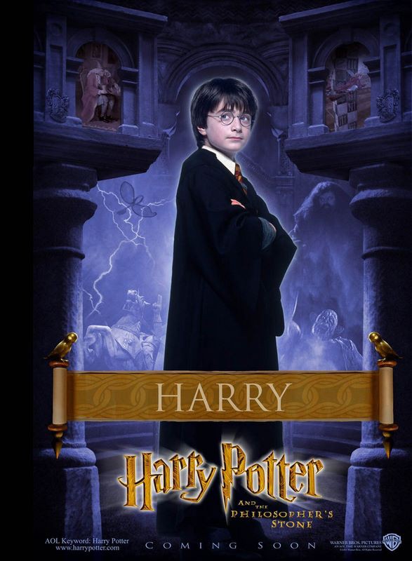 Un Character Poster Dedicato A Harry Per Il Film Harry Potter E La Pietra Filosofale 129068