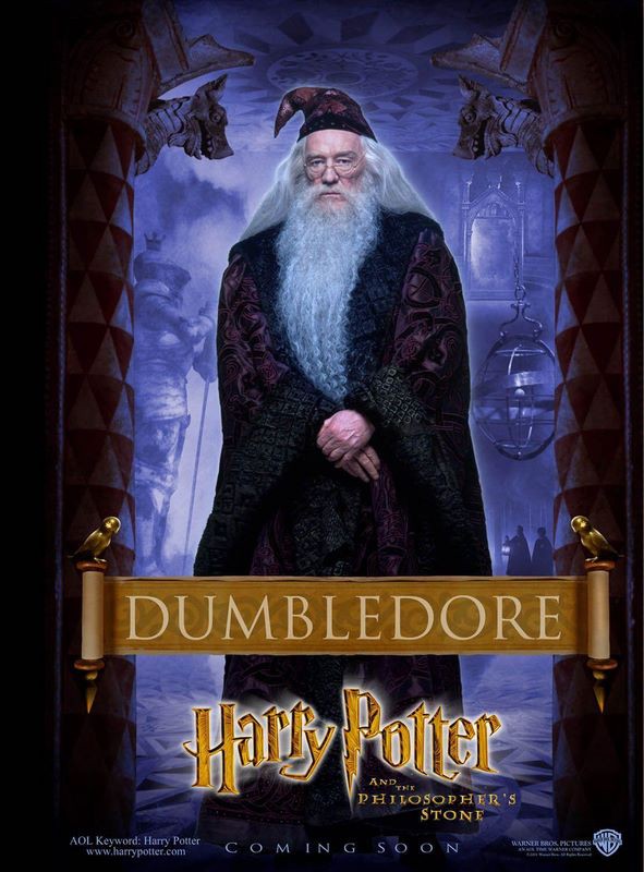 Un Character Poster Dedicato Ad Albus Silente Per Il Film Harry Potter E La Pietra Filosofale 129070