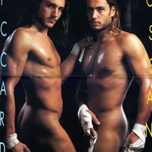 Una foto  di Rossano e Riccardo Rubicondi apparsa sul magazine 'Adam' negli anni '90.