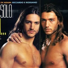 Una foto  di Rossano e Riccardo Rubicondi apparsa sul magazine gay 'Adam' negli anni '90.