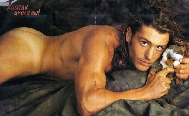 Una Foto Di Rossano Rubicondi Nudo Apparsa Sul Magazine Gay Adam Negli Anni 90 129061