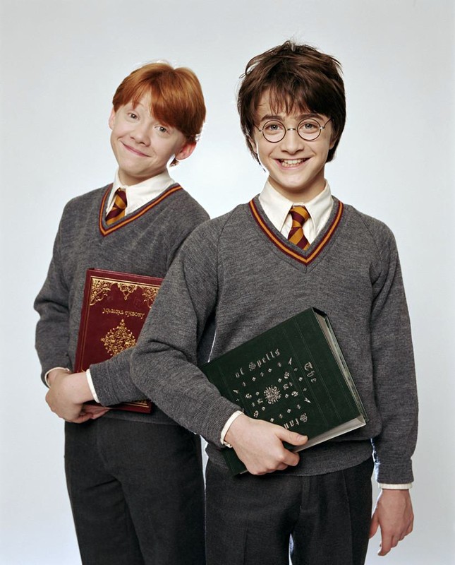Una Foto Promo Di Rupert Grint E Daniel Radcliffe Per Il Film Harry Potter E La Pietra Filosofale 129109