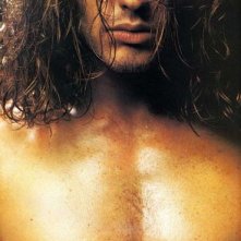 Una immagine di Rossano Rubicondi apparsa sul magazine gay 'Adam'