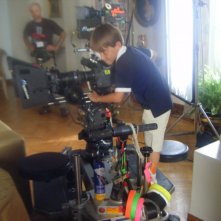 Una simpatica foto di Dario Fiorica sul set