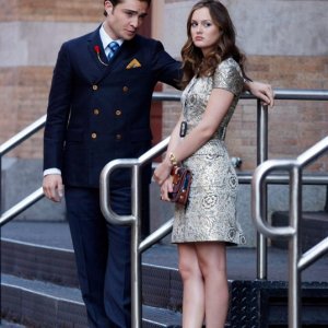 Chuck (Ed Westwick) e Blair (Leighton Meester) nell'episodio Reversals of Fortune di Gossip Girl