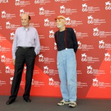 Venezia 2009: Francesco Alberoni con Mario Monicelli