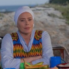 Barbara De Rossi in una scena del film tv Un coccodrillo per amico