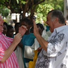 Massimo Boldi e Maurizio Mattioli nel film tv Un coccodrillo per amico