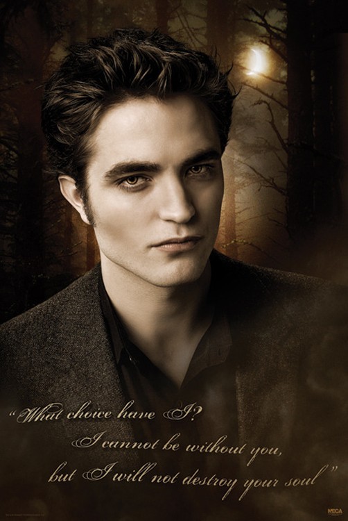 Un Poster Dedicato Al Personaggio Di Edward Cullen R Pattinson Per Il Film Twilight New Moon 129680