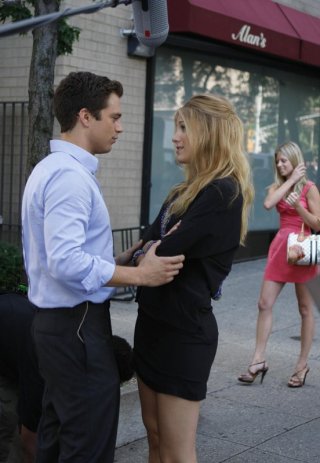 Carter (Sebastian Stan) e Serena (Blake Lively) nell'episodio The Lost Boy della 3 season di Gossip Girl