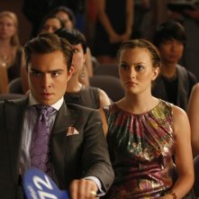 Chuck Bass Ed Westwick E Blair Waldorf Leighton Meester Ad Un Asta Nell Episodio The Lost Boy Di Gossip Girl 129816