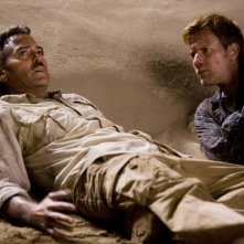 George Clooney ed Ewan McGregor in una scena del film The Men Who Stare at Goats